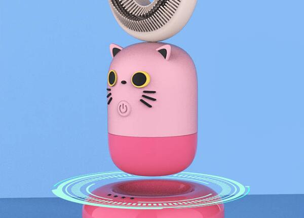 u型儿童电动牙刷感应式充电方式